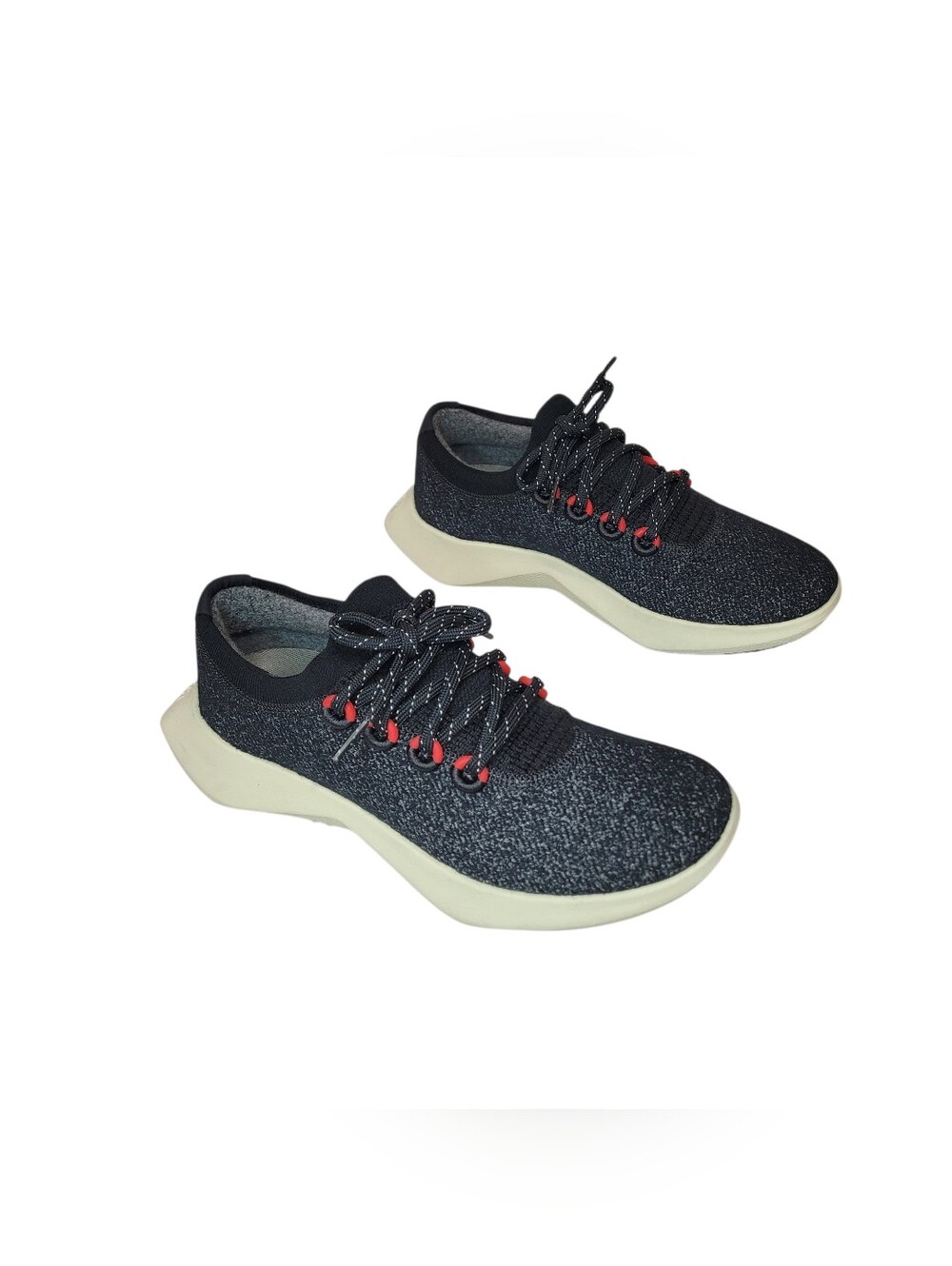 Allbirds Wool Dasher 2 Mizzle Dark Grey Red Womens Size 8.5